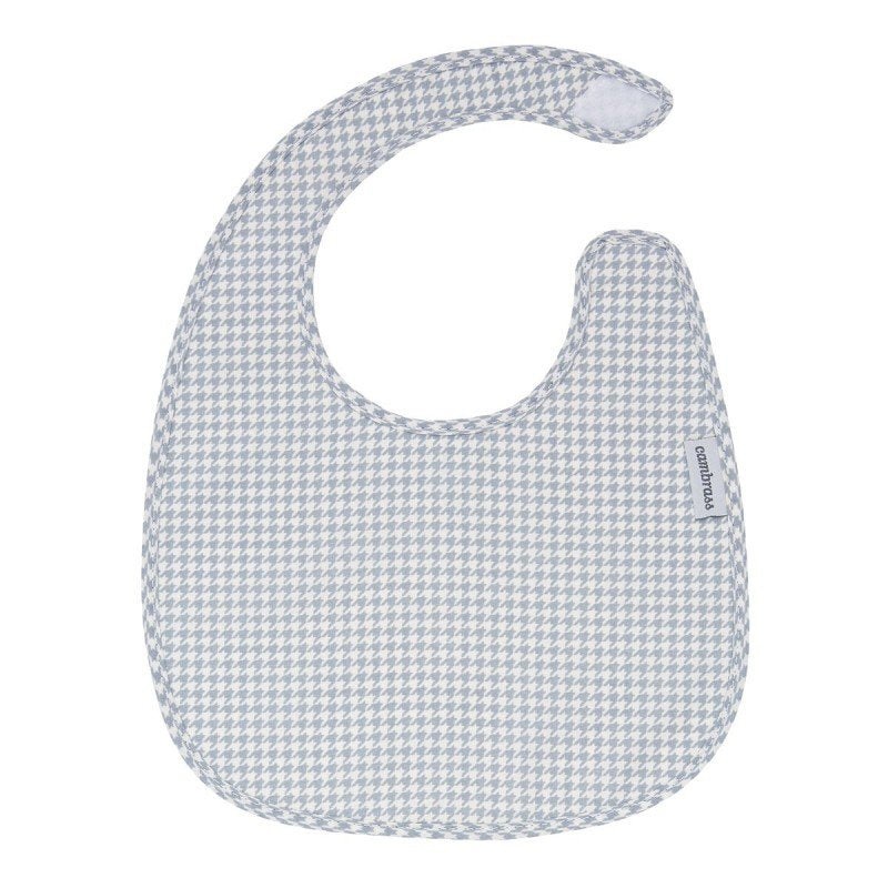 Cambrass Square Bib Velcro Mini Windsord Grey 20x26x1cm