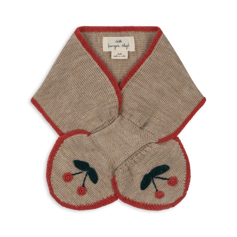 Konges Sljd Sonja Knit Neckwarmer Beige Melange