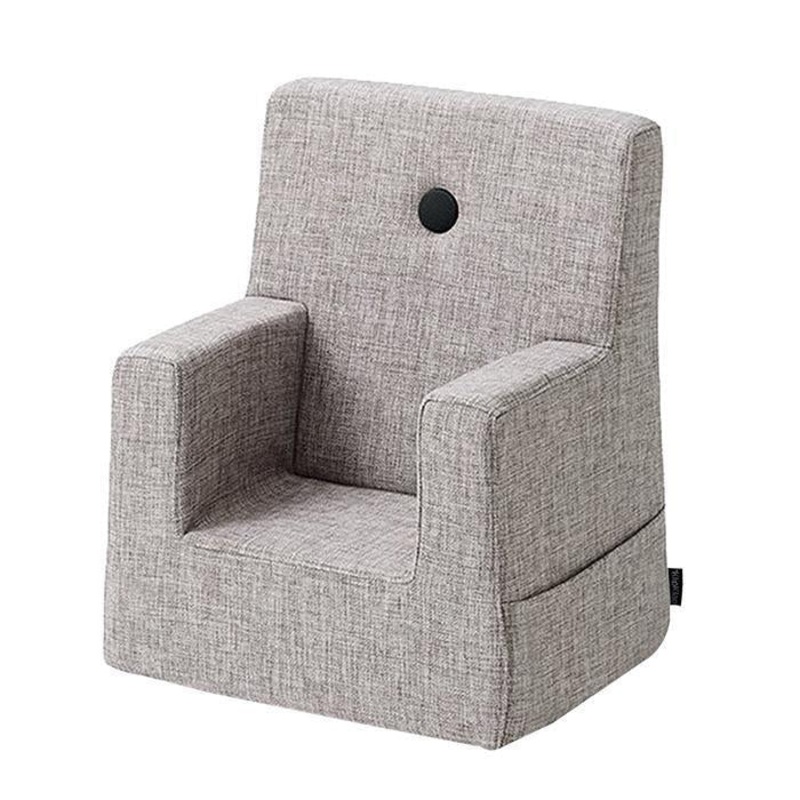 by KlipKlap KK Kids Chair 50x43x33cm - Multi Grey W. Grey (Pre-Order; Est. Delivery in 3-6 Weeks)