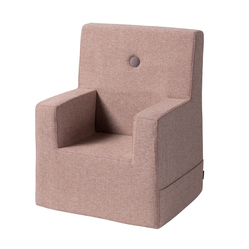by KlipKlap KK Kids Chair XL 63x49x42cm - Soft Rose W. Rose