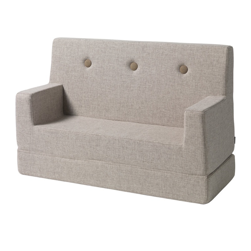 by KlipKlap KK Kids Sofa 64x100x40cm - Beige W. Sand (Pre-Order; Est. Delivery in 3-6 Weeks)