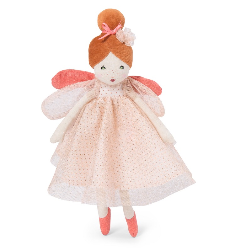 Moulin Roty Il tait Une Fois Once Upon A Time Little Pink Fairy Doll with French Fabrics
