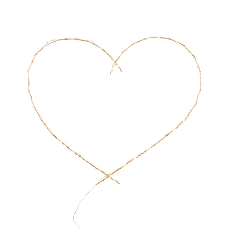 Zo Rumeau Heart Gold Light 50cm