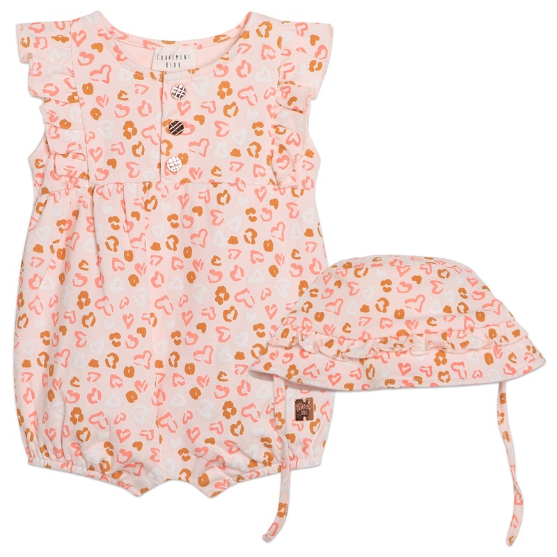 Carrement Beau All In One+Hat Apricot