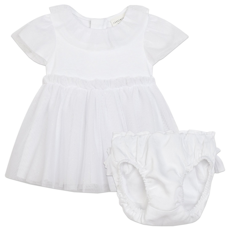 Carrement Beau Dress+Knickers Set White