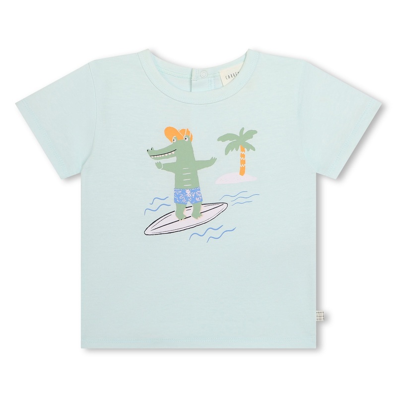 Carrement Beau Short Sleeves Tee-Shirt Sea-Green