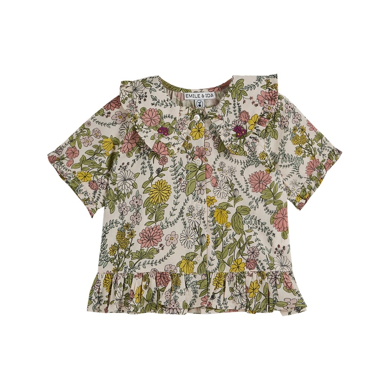 Emile et Ida Blouse Imprimee Brodee Herbier