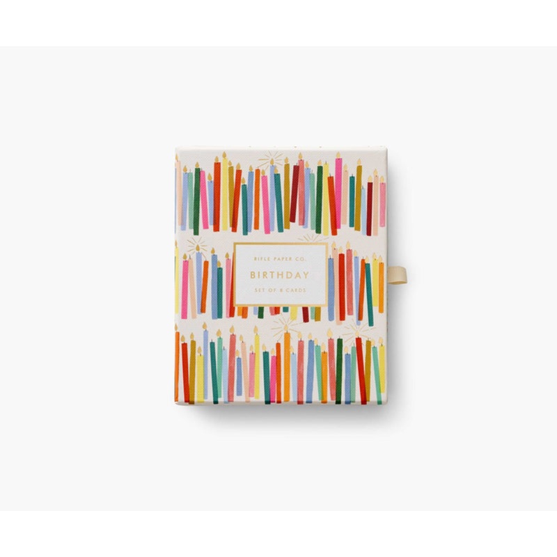 Rifle Paper Co Birthday Candles Keepsake Card Box