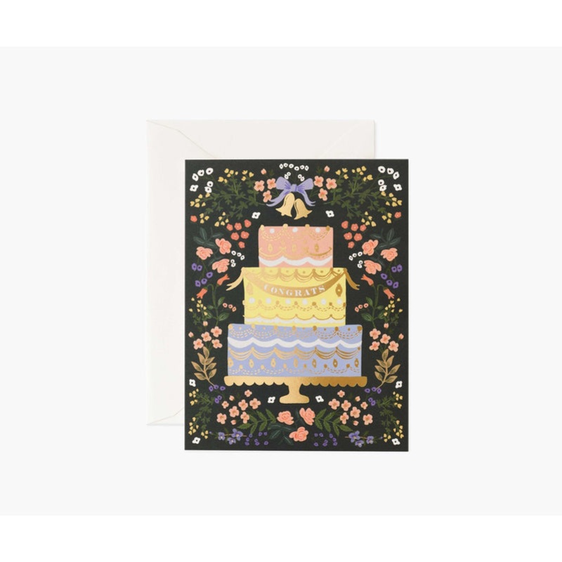 Rifle Paper Co Woodland Wedding Cake Card