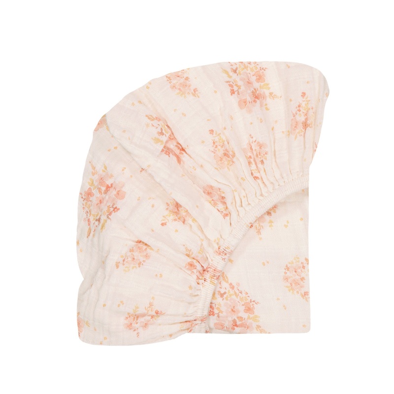 Rose in April Fitted Sheet Olivia Bouquet