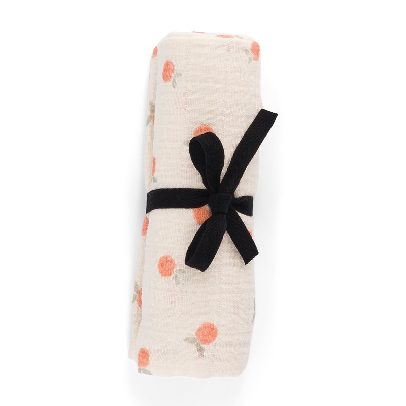 Rose in April Swaddle Bianca Print Funny Fruit