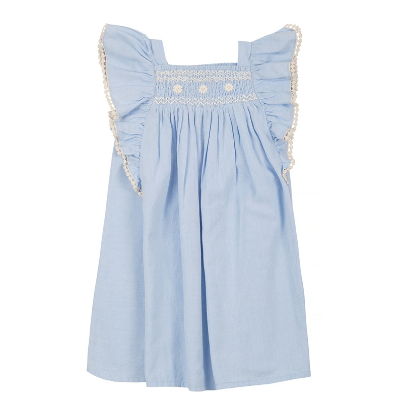 Louise Misha Dress Martine Chambray Light Blue