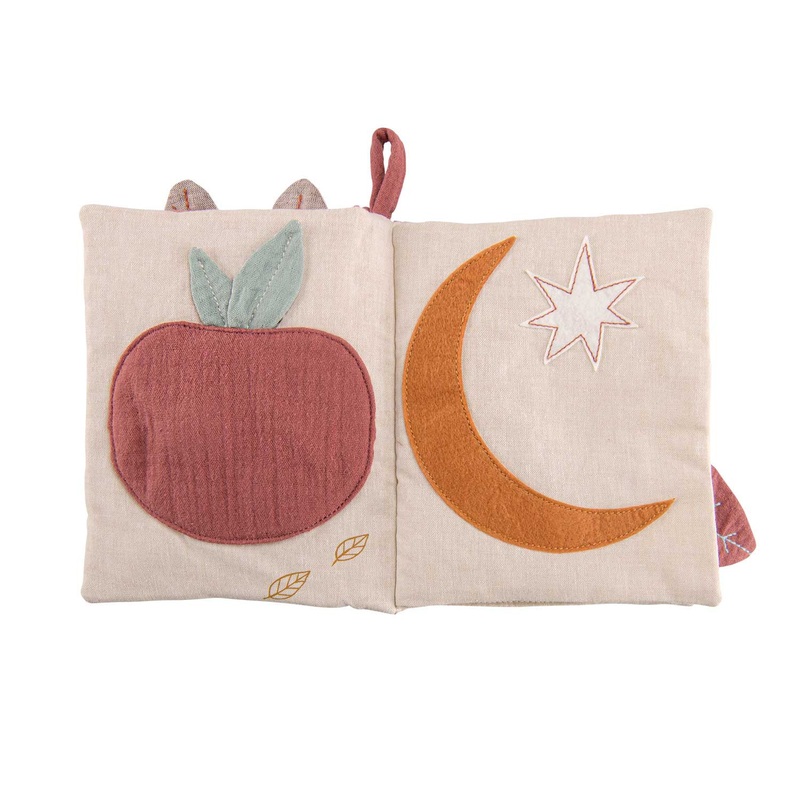 Moulin Roty Apres La Pluie Textile Baby Awakening Activities Book