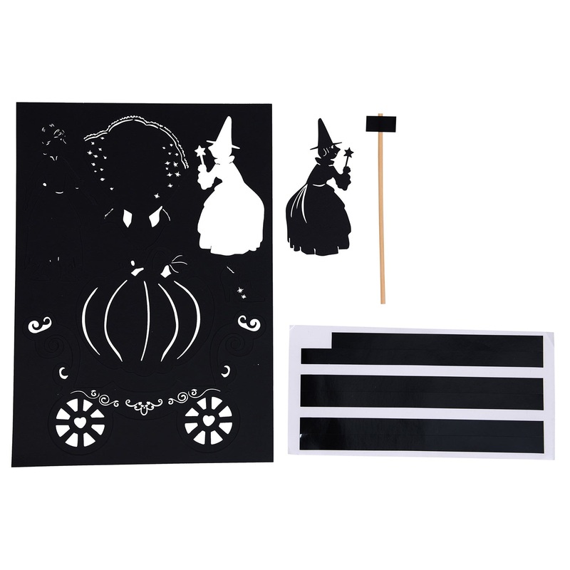 Moulin Roty Les Petites Merveilles Carton Theatre with Shadow-Puppets