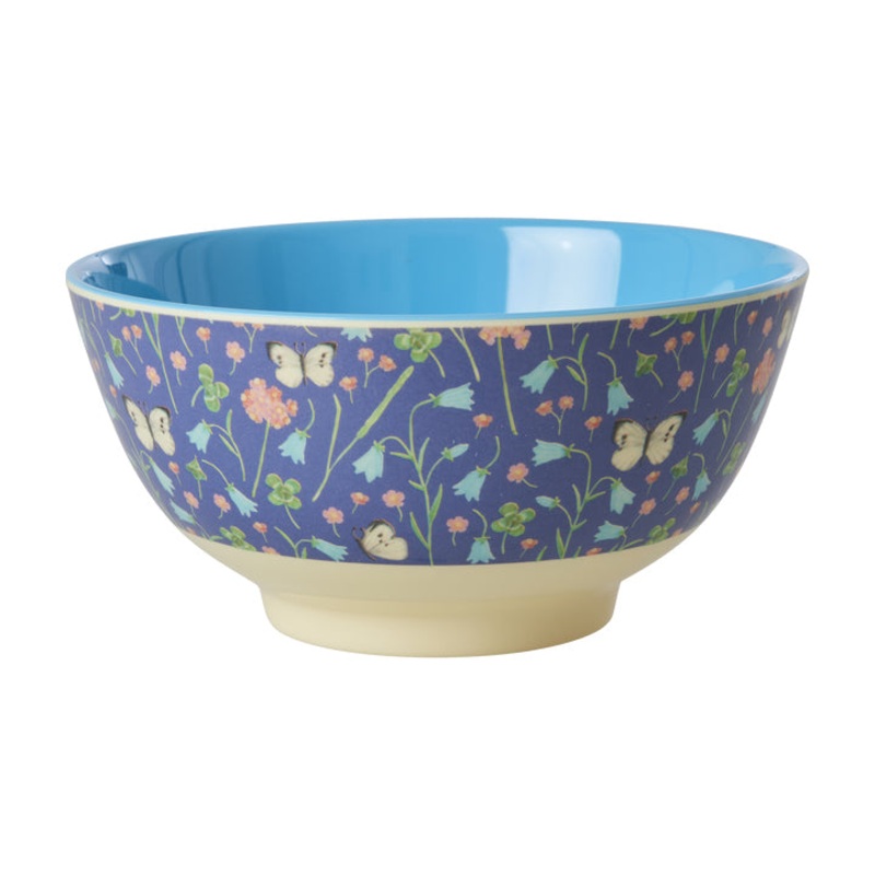 Rice DK Melamine Bowl with Butterfly Field Print - Medium - 700ml