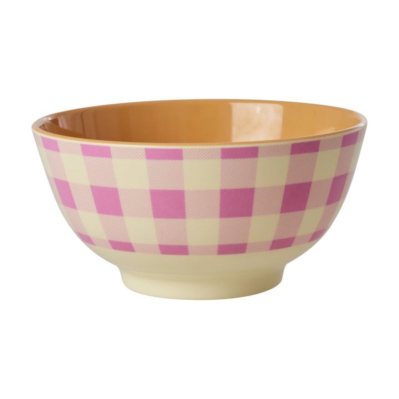 Rice DK Melamine Bowl with Check It Out Print - Medium - 700ml