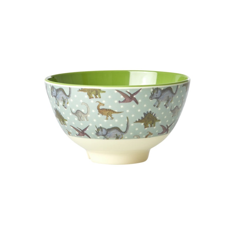 Rice DK Melamine Bowl with New Dino Print - Small - 300ml