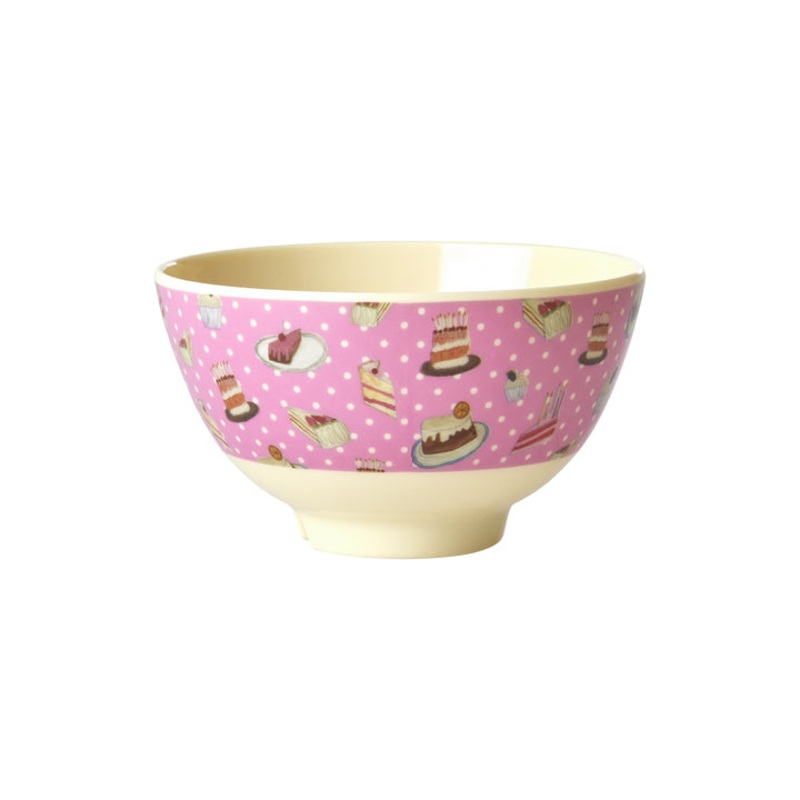 Rice DK Melamine Bowl with Sweet Cake Print - Small - 300ml
