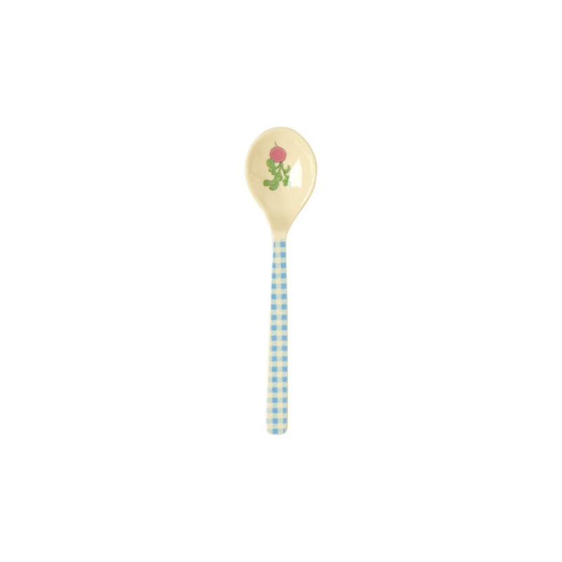 Rice DK Melamine Teaspoon - Blue - Ravishing Radish Print