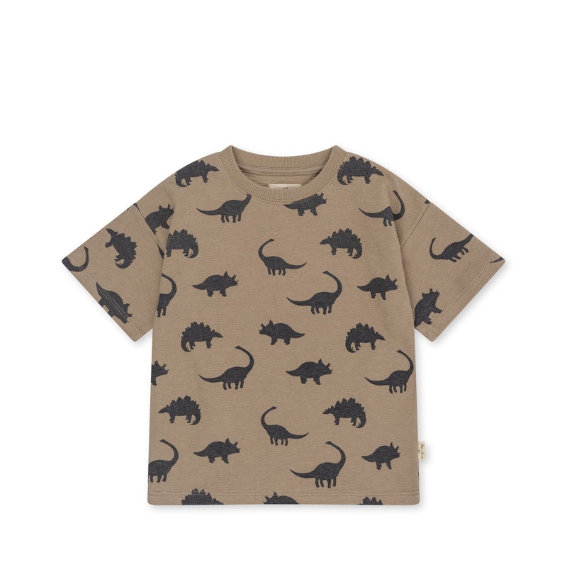 Konges Sljd Obi Tee GOTS Dino Silhouette