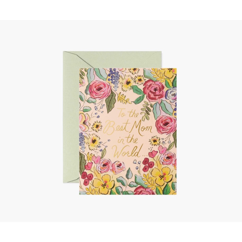 Rifle Paper Co Best Mom In The World Card
