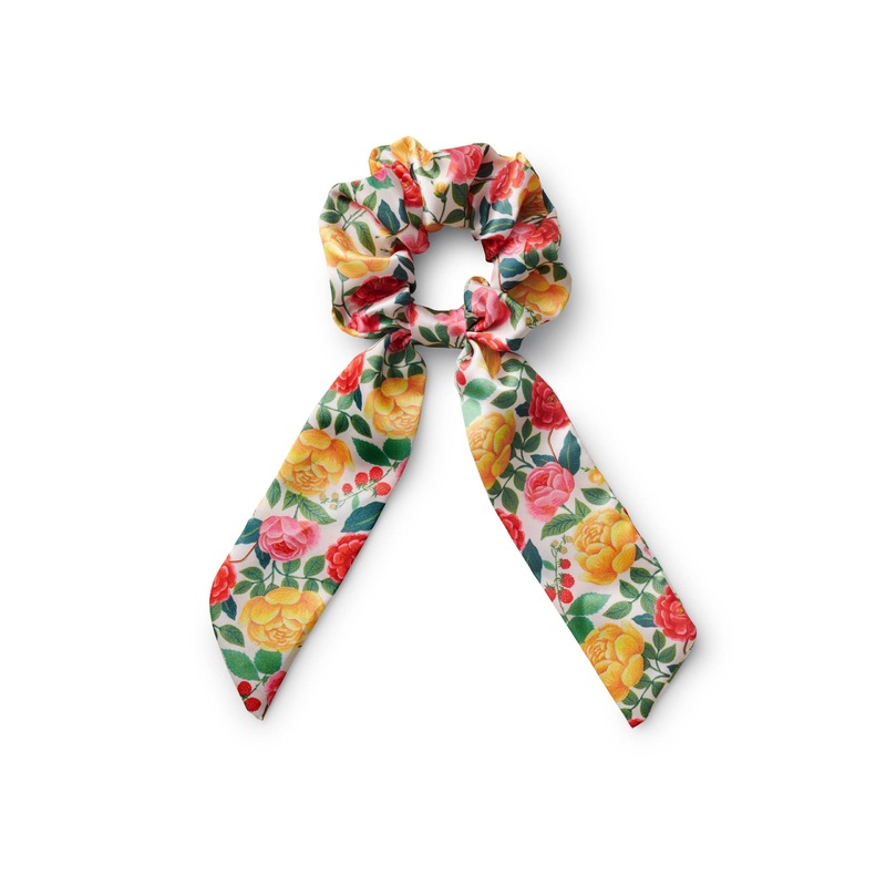 Rifle Paper Co Roses Silky Scrunchie