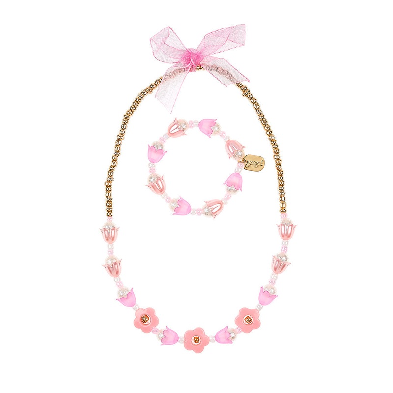 Souza Necklace & Bracelet Set Annefleur Flower
