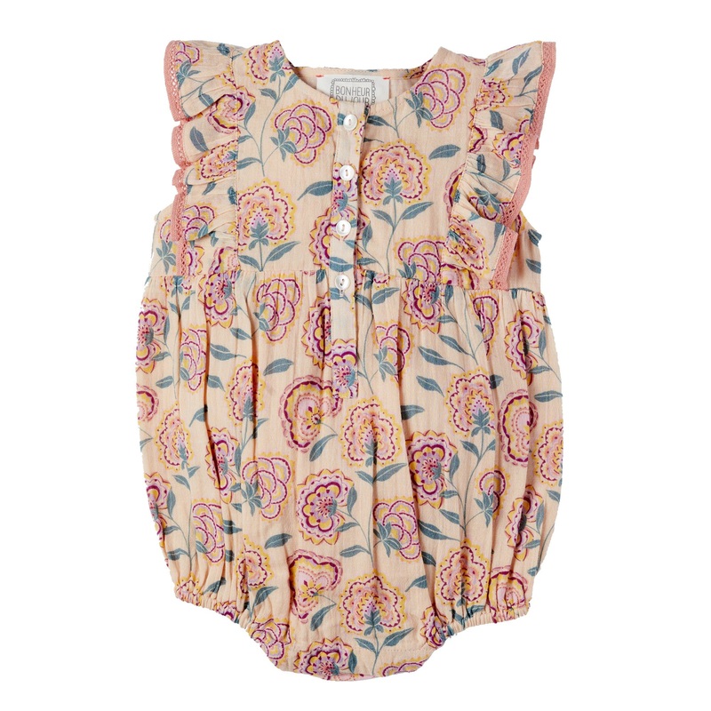 Bonheur du Jour Paris Caracas Baby BB Overall Rosee