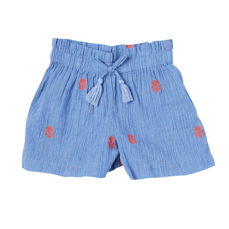 Bonheur du Jour Paris Yucca Blue Girl Short Blue