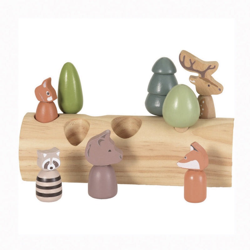 Egmont Toys Forest Animals In A Log