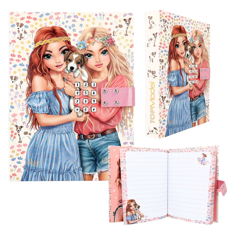 Depesche Topmodel Diary With Code and Sound Velo Fleur New