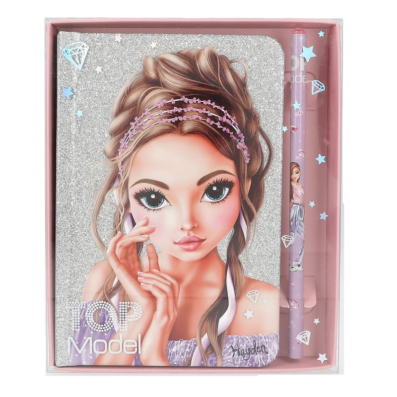 Depesche Topmodel Notebook with Pencil Glitter Queen