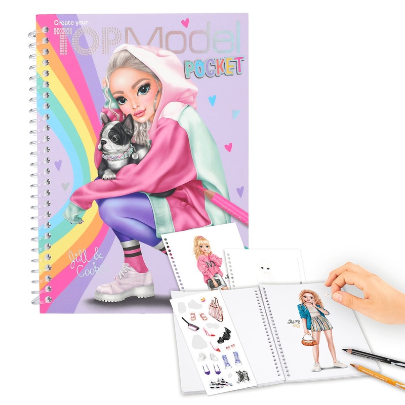 Depesche Topmodel Pocket Colouring Book New