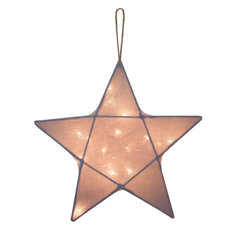 Numero 74 Star Lantern Stone Grey