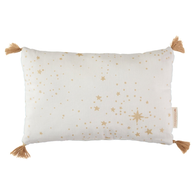 nobodinoz Sublim Cushion Gold Stella/White