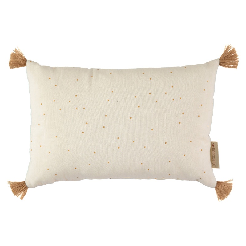 nobodinoz Sublim Cushion Honey Sweet Dots Natural