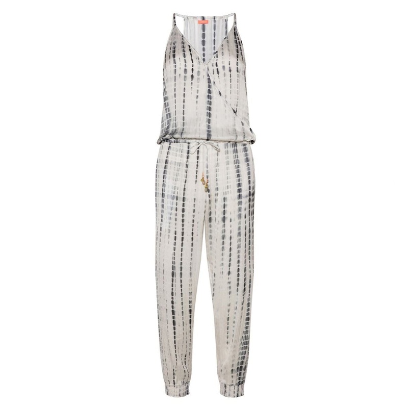 Sunuva Womens Tie Dye Jumpsuit Grey
