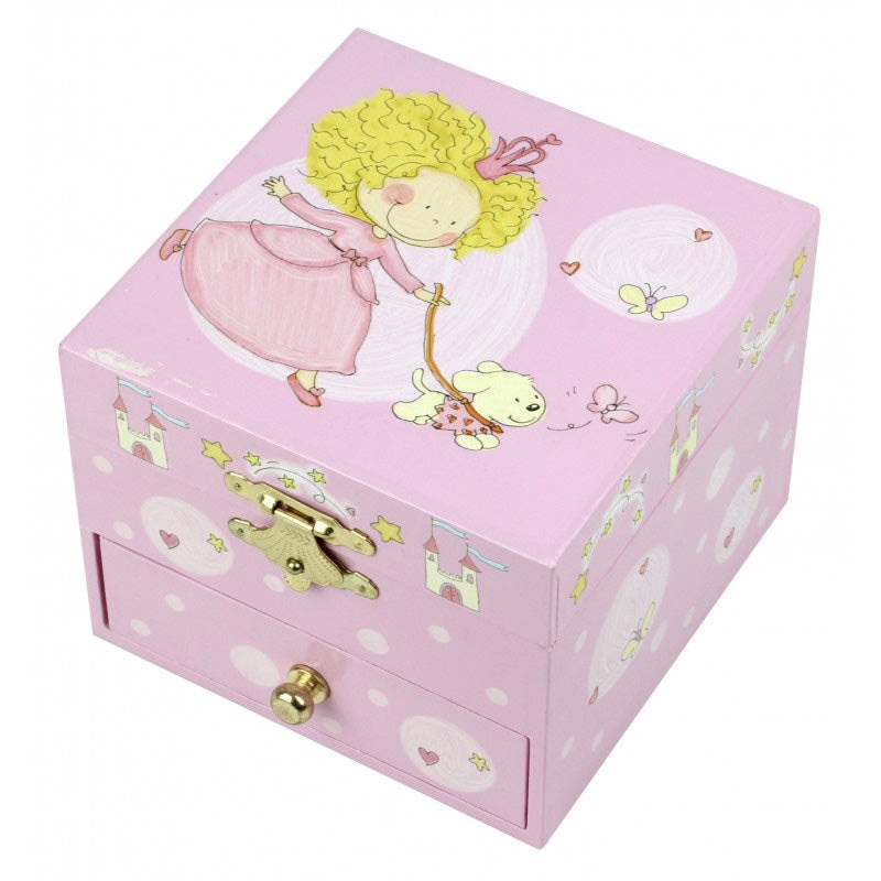 Trousselier Musical Cube Box Princess & Her Dog