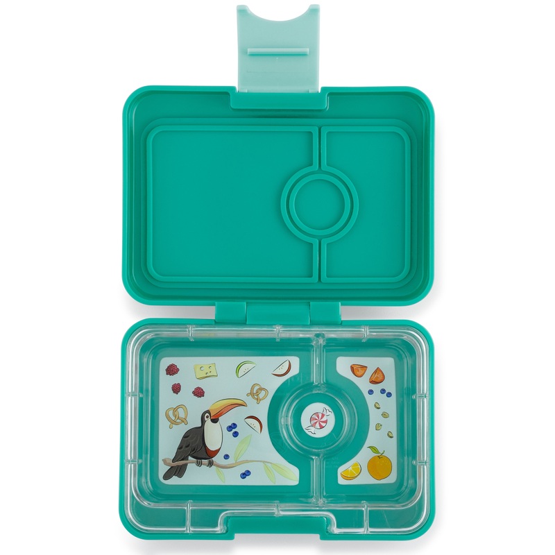 Yumbox Mini Snack Kashmir Blue 3 Compartment Lunch Box
