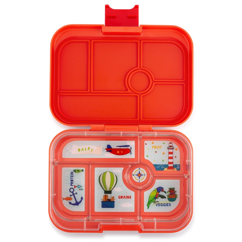 Yumbox Original Saffron Orange 6 Compartment Lunch Box