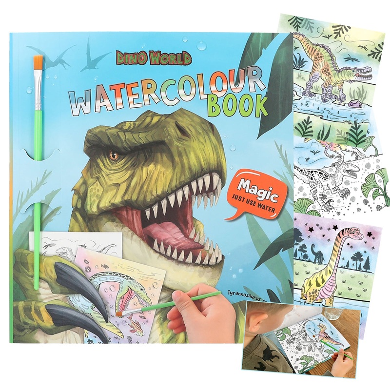 Depesche Dino World Watercolour Book