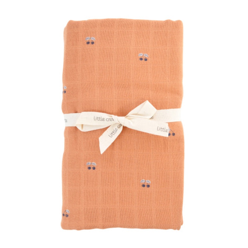 Little Crevette Griotte Large Swaddle 120x120cm