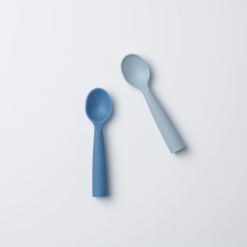 Miniware Training Spoon Set-Aquamarine+Chicory