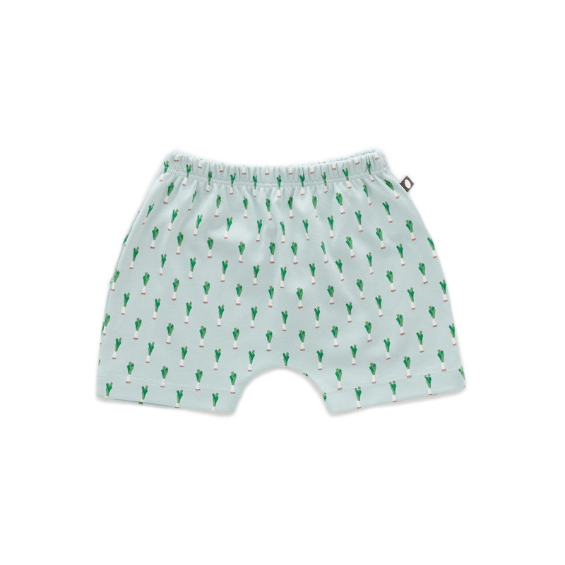 Oeuf Baby Shorts Leek Print