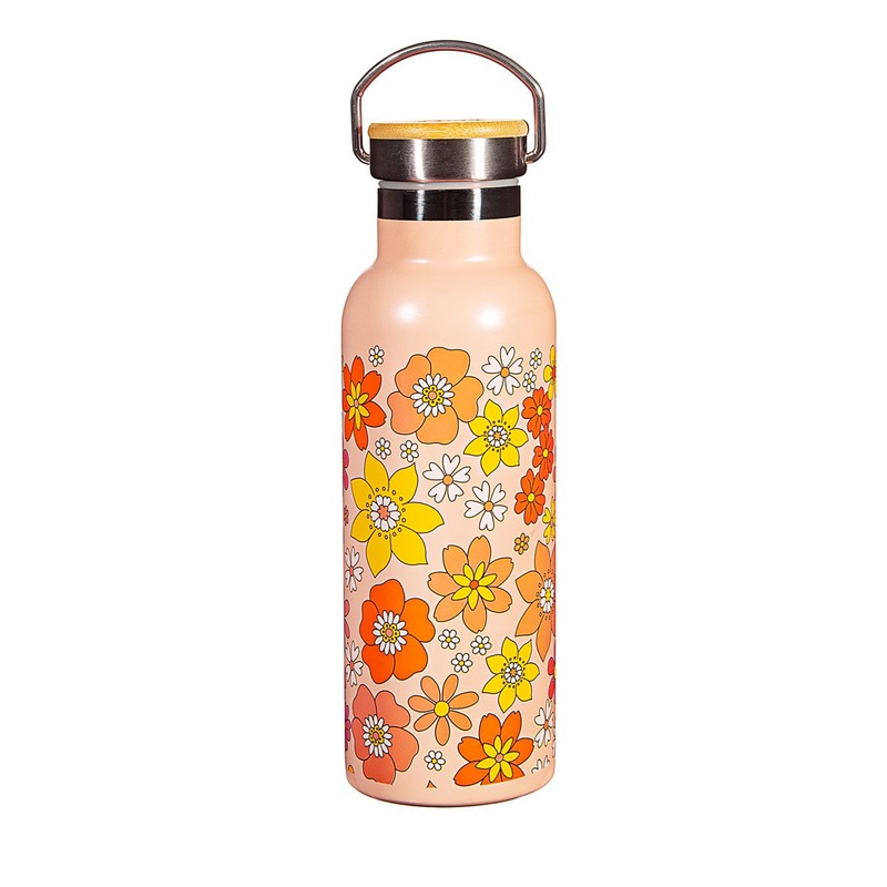 RJB Stone 70s Floral Water Bottle