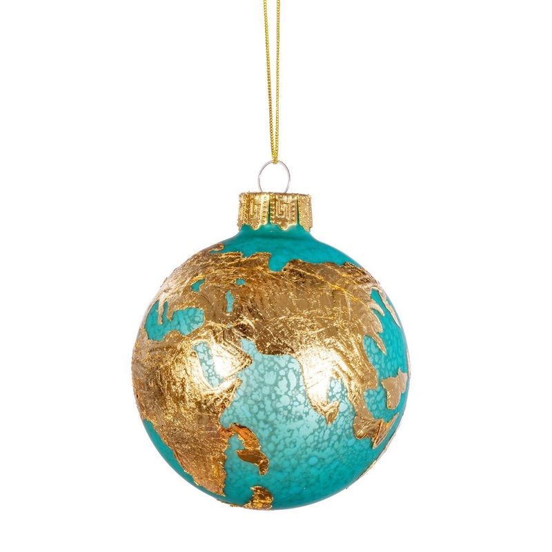 RJB Stone Globe Shaped Bauble