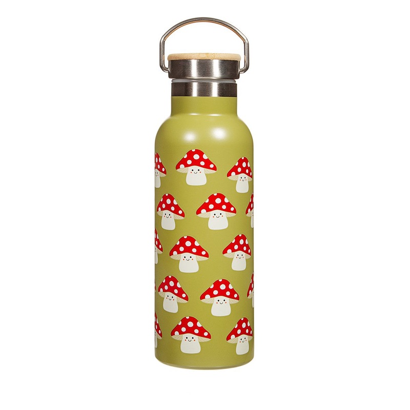 RJB Stone Mushroom Metal Water Bottle