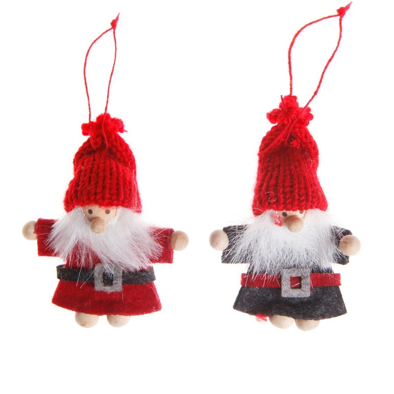RJB Stone Santa Felt Hanging Decoration (1pc)