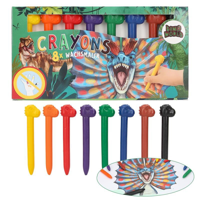 Depesche Dino World Crayon with Dino Topper