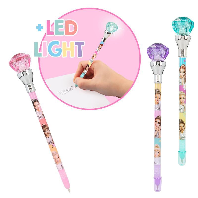 Depesche Topmodel Ballpen with Light Snap Shots (1pc)
